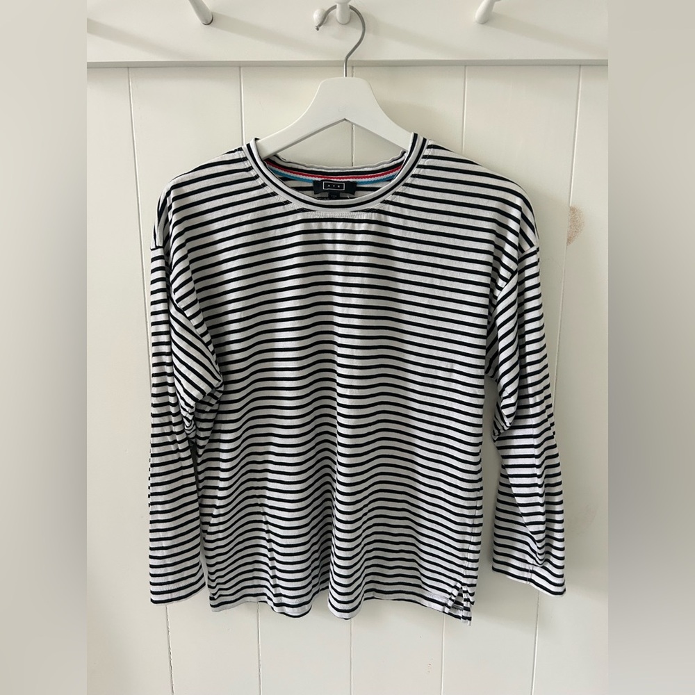 AYR The French Frye Tee in black and white, size M